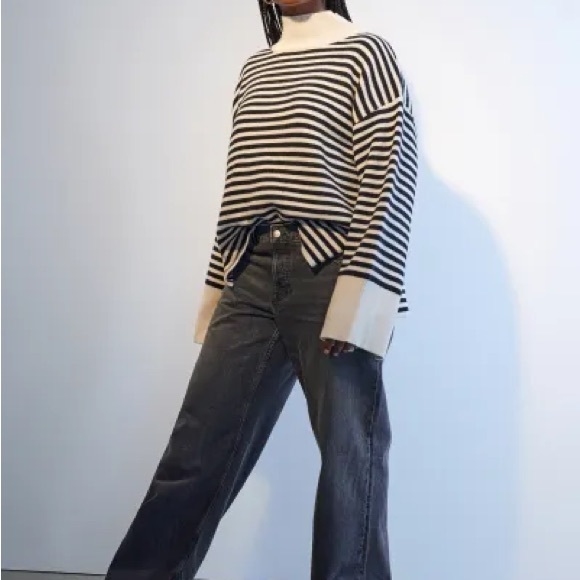 H&M premium striped wool sweater - Picture 3 of 12